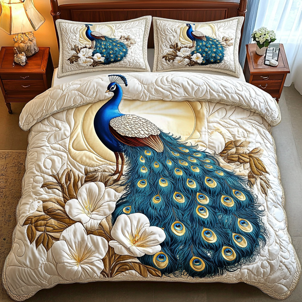 Regal Feather Fantasy 3-Piece Quilted Bedding Set - Single (59" x 70")