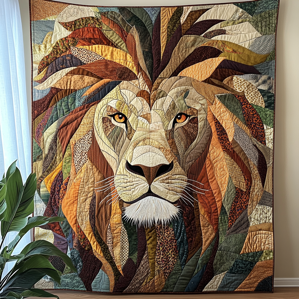 Regal Roar Quilted Blanket - Throw (55" x 60")