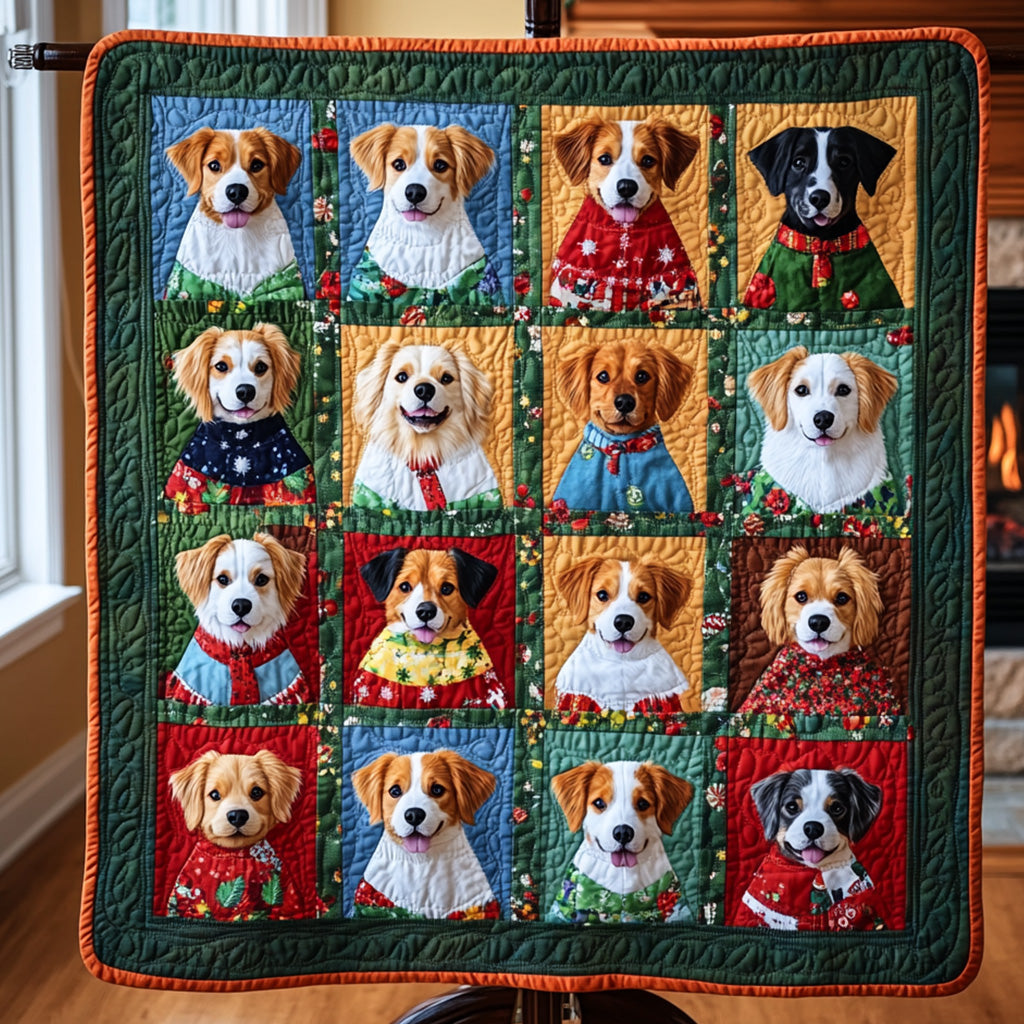 Retriever Trails Quilted Blanket - Throw (55" x 60")