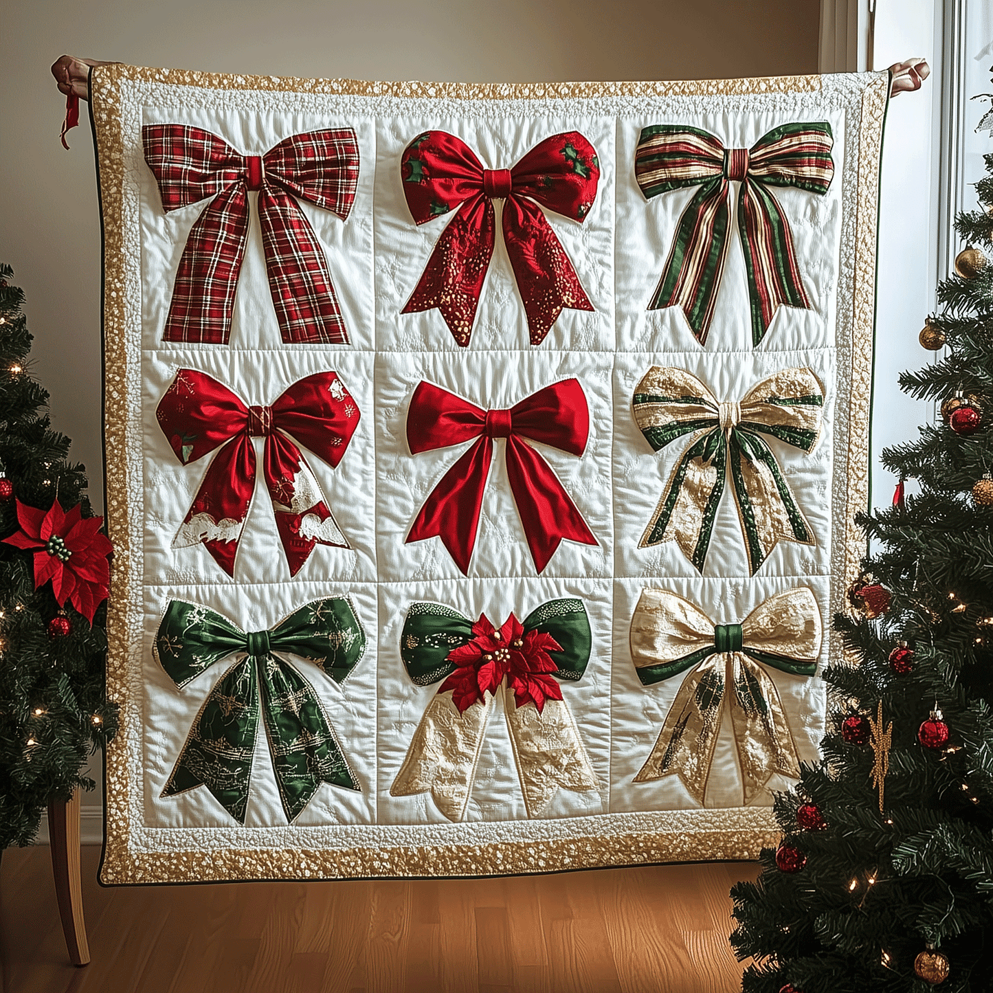 Ribbon Dreams Quilted Blanket - Baby (30" x 40")