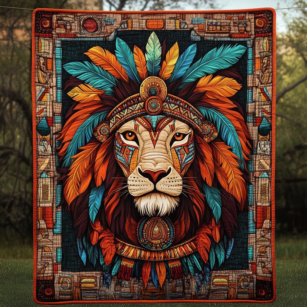 Roaring Legacy Quilted Blanket - Throw (55" x 60")