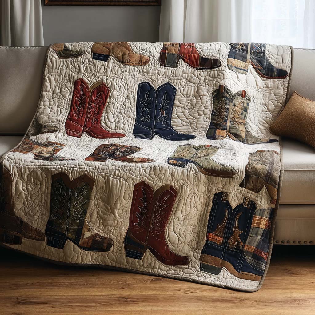 Rodeo Patchwork Quilted Blanket - Baby (30" x 40") - Pack 1