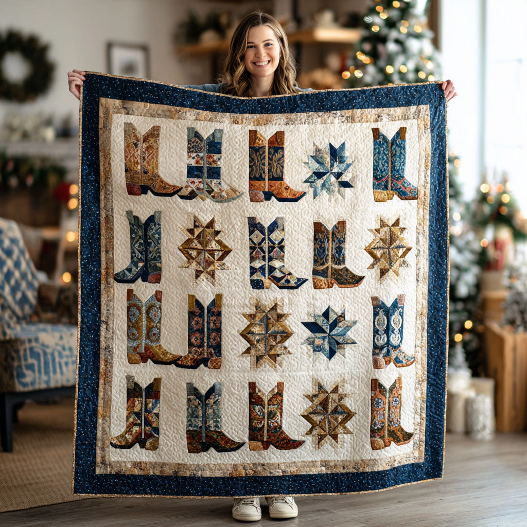 Rodeo Squares Quilted Blanket - Baby (30" x 40") - Pack 1