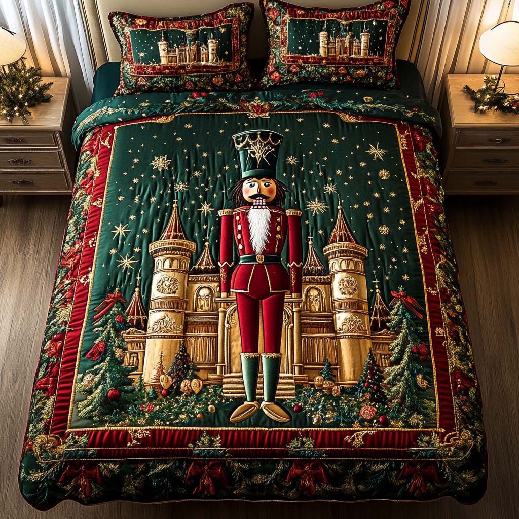 Royal Guardian 3-Piece Quilted Bedding Set - Single (59" x 70")