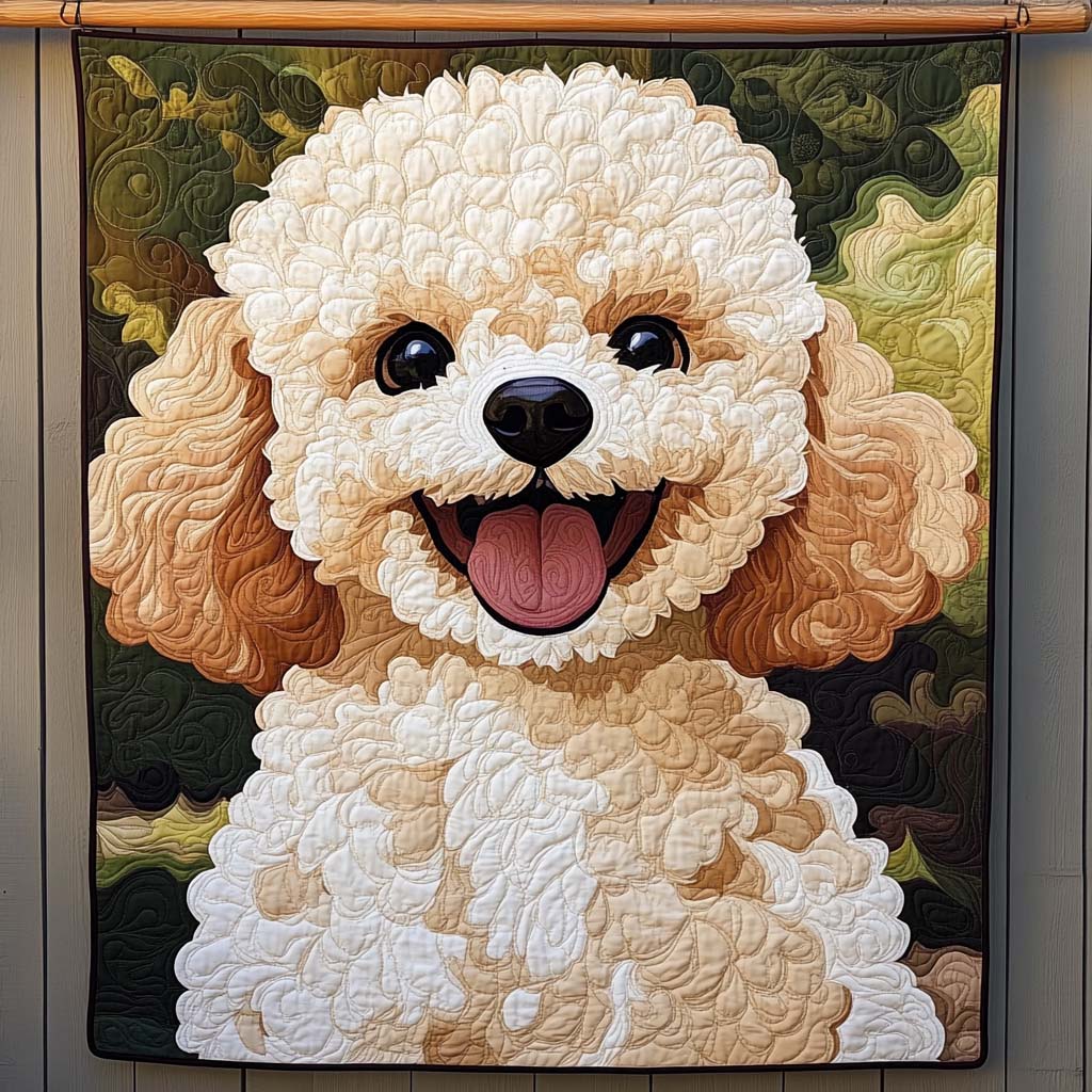 Royal Curls Quilted Blanket - Throw (55" x 60")