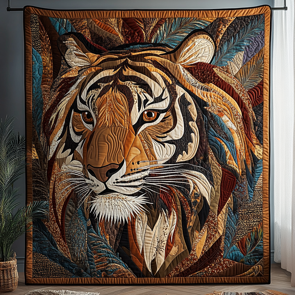Royal Roar Quilted Blanket - Throw (55" x 60")