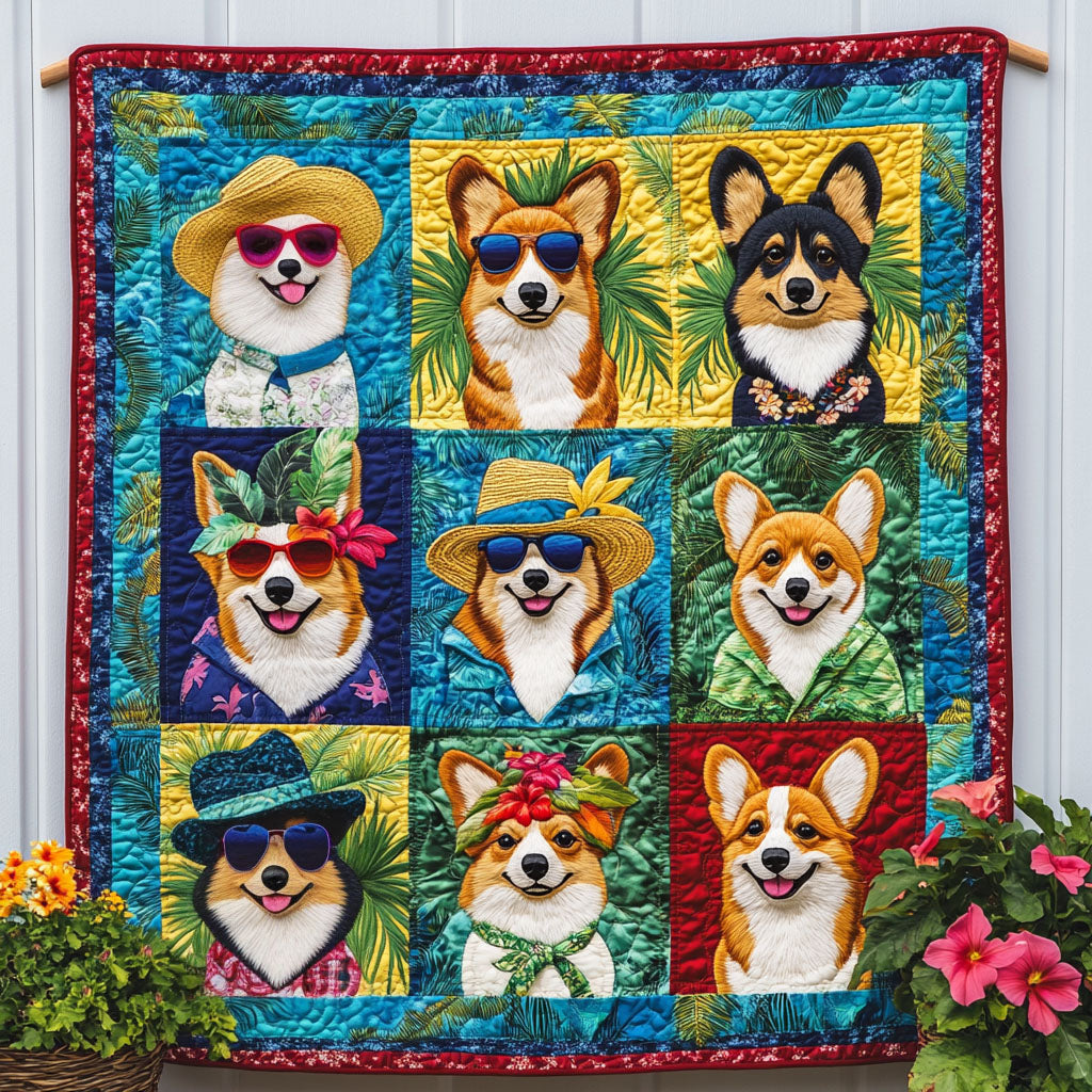 Royal Surfers Quilted Blanket - Baby (30" x 40")