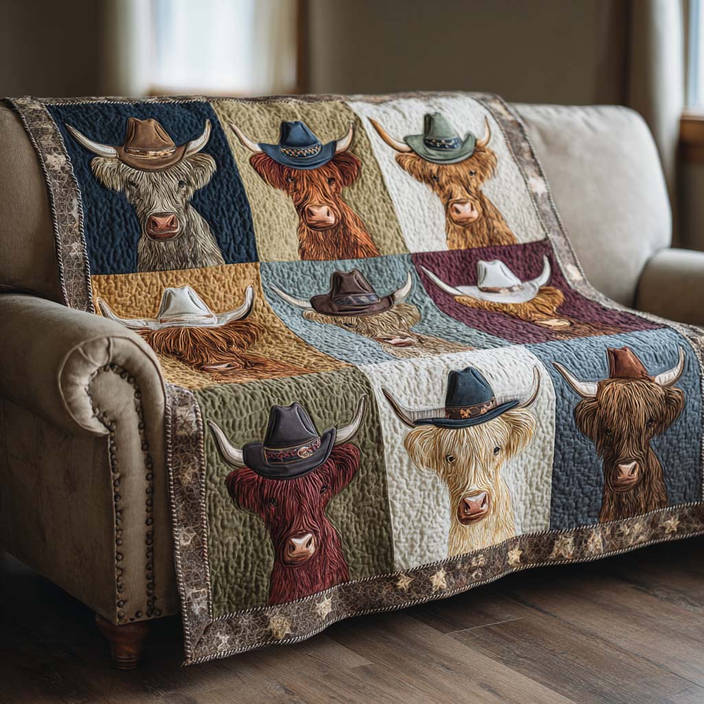 Rustic Highland Quilted Blanket - Baby (30" x 40") - Pack 1