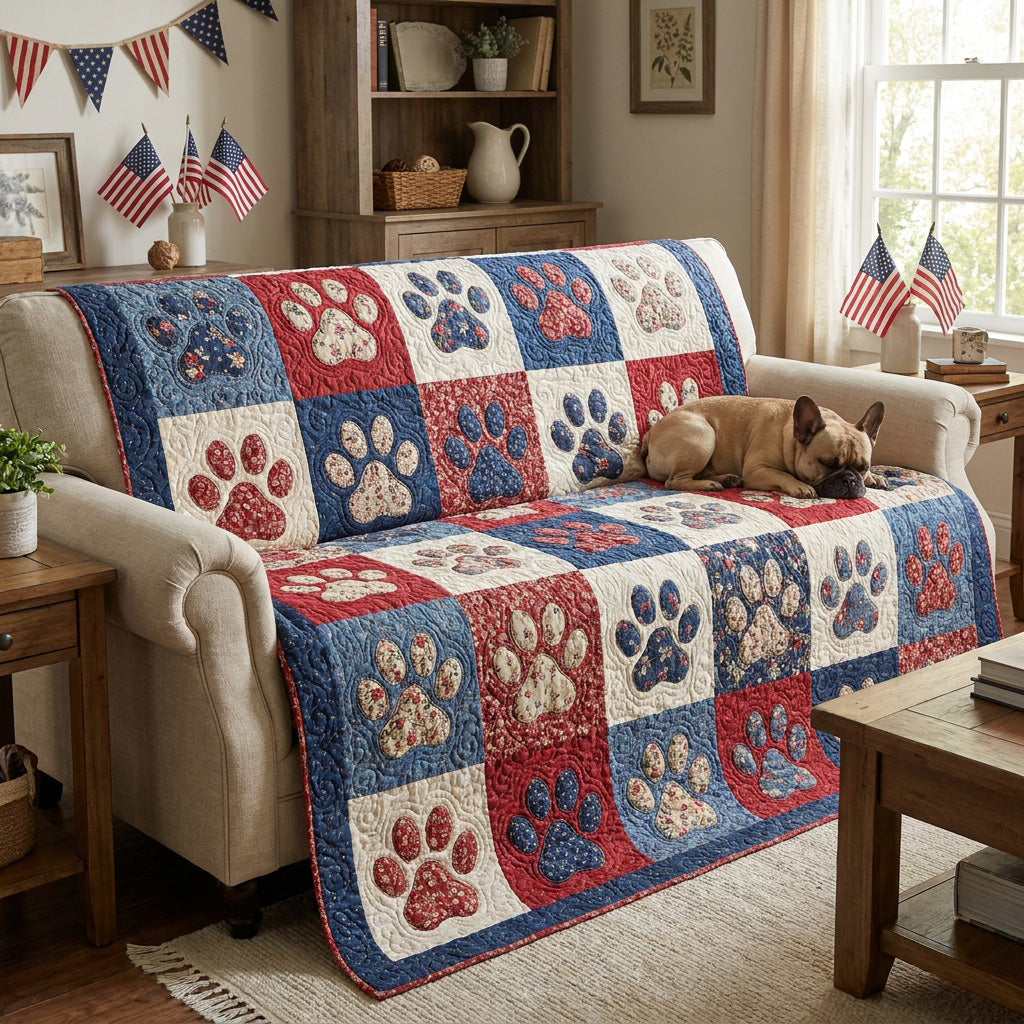 Rustic Paws Quilted Blanket - Baby (30" x 40") - Pack 1