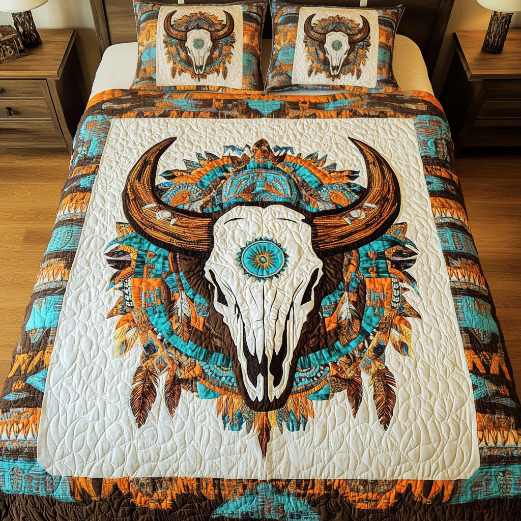 Rustic Soul 3-Piece Quilted Bedding Set - Single (59" x 70")