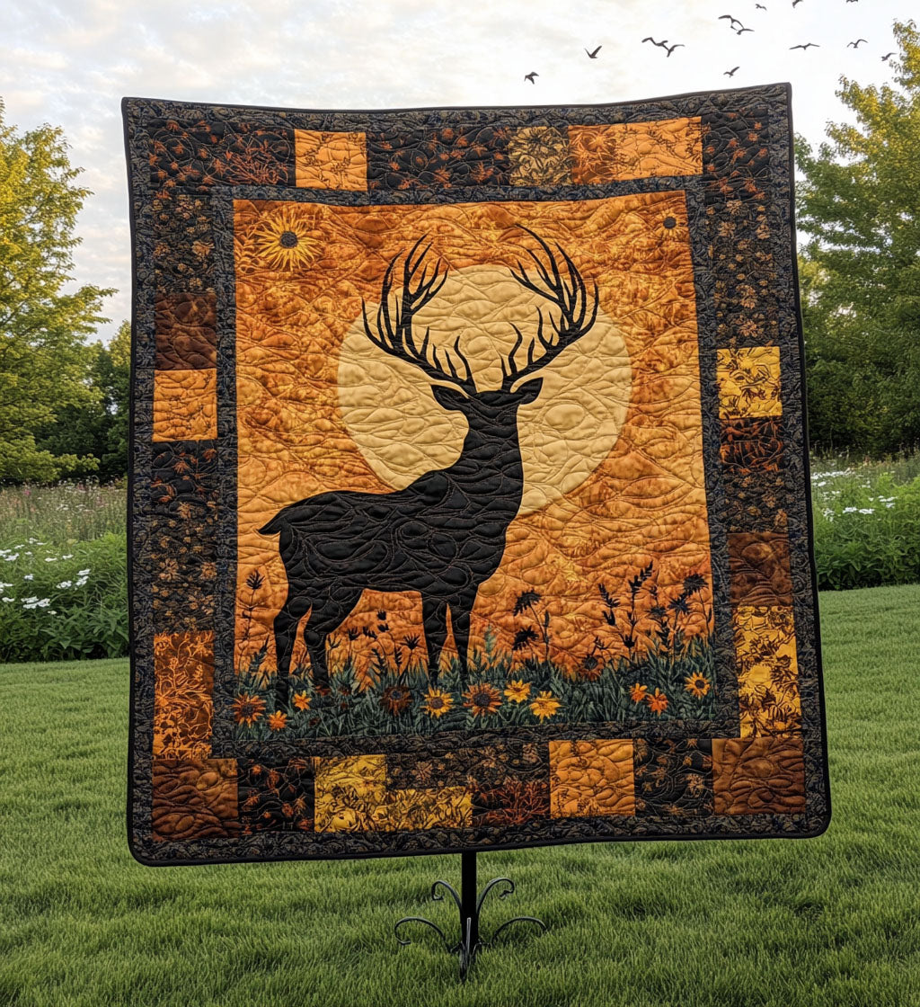 Rustic Wanderer Quilted Blanket - Throw (55" x 60")