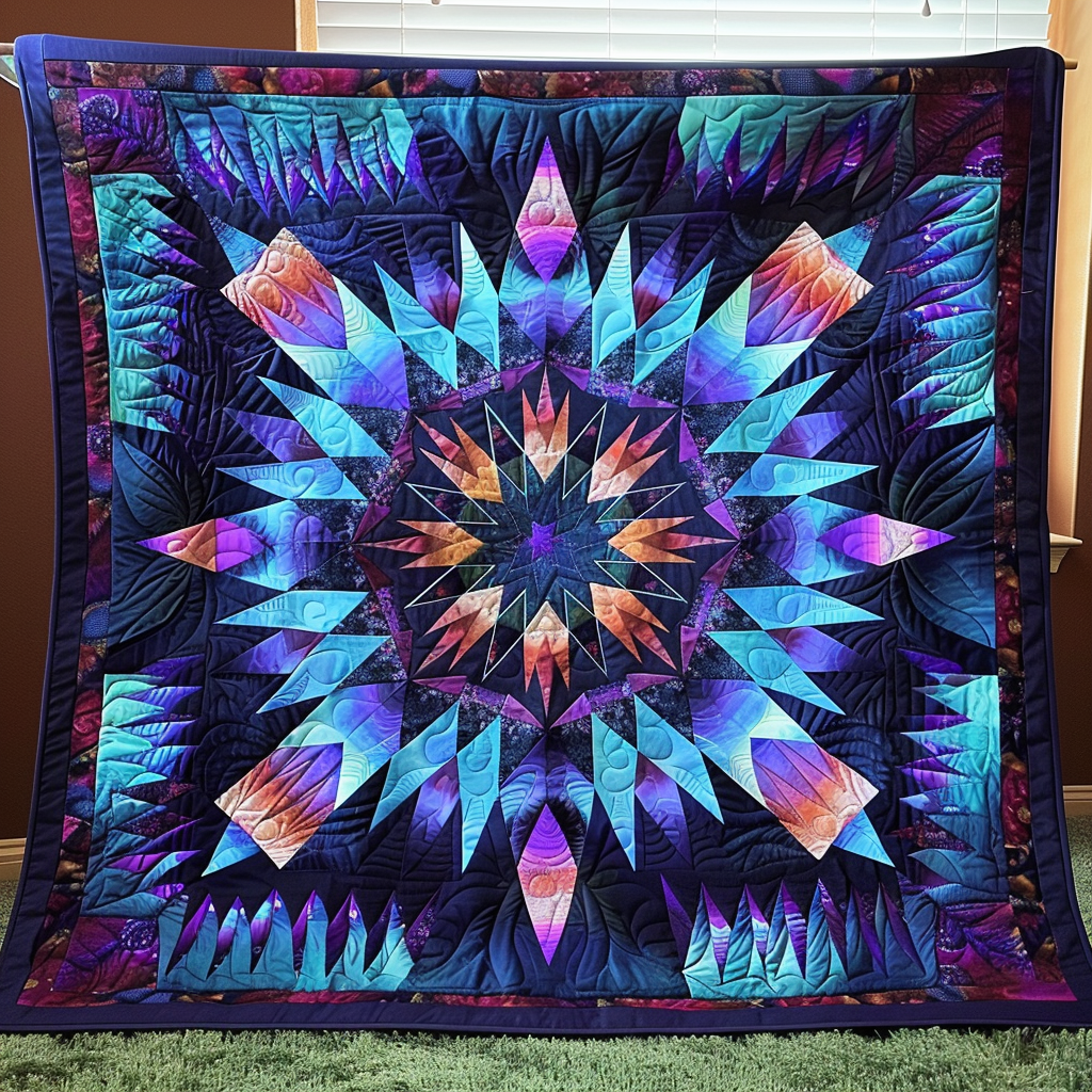 Sacred Sky Quilted Blanket - Throw (55" x 60")