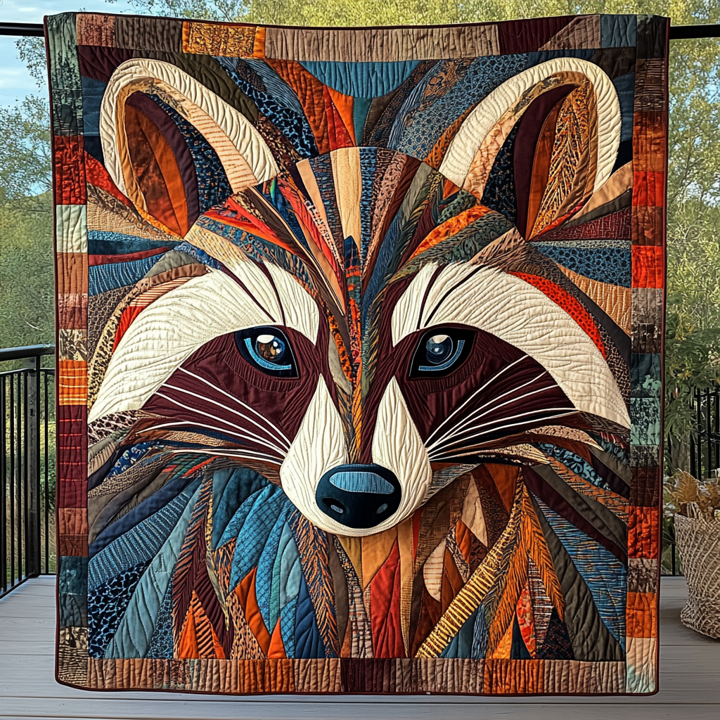 Sacred Earth Quilted Blanket - Throw (55" x 60")