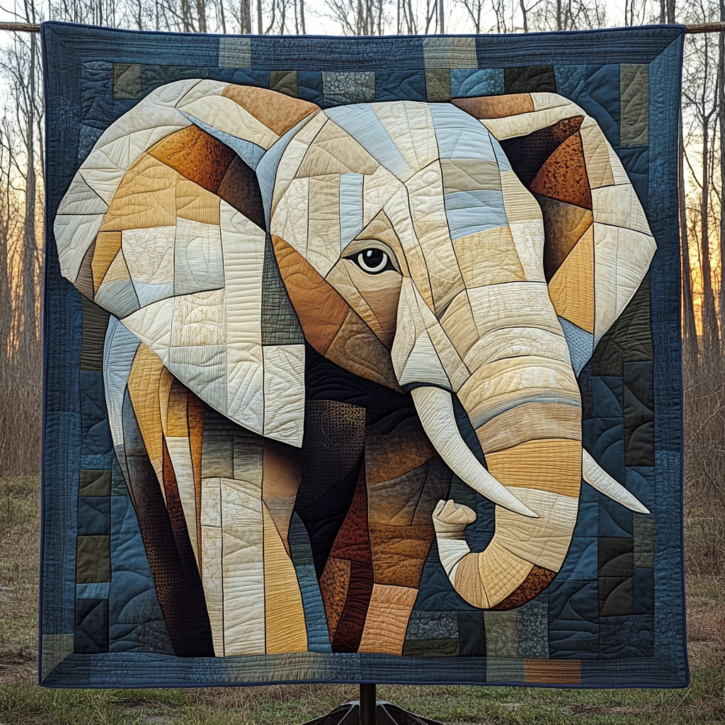 Sacred Herd of Strength Quilted Blanket - Throw (55" x 60")