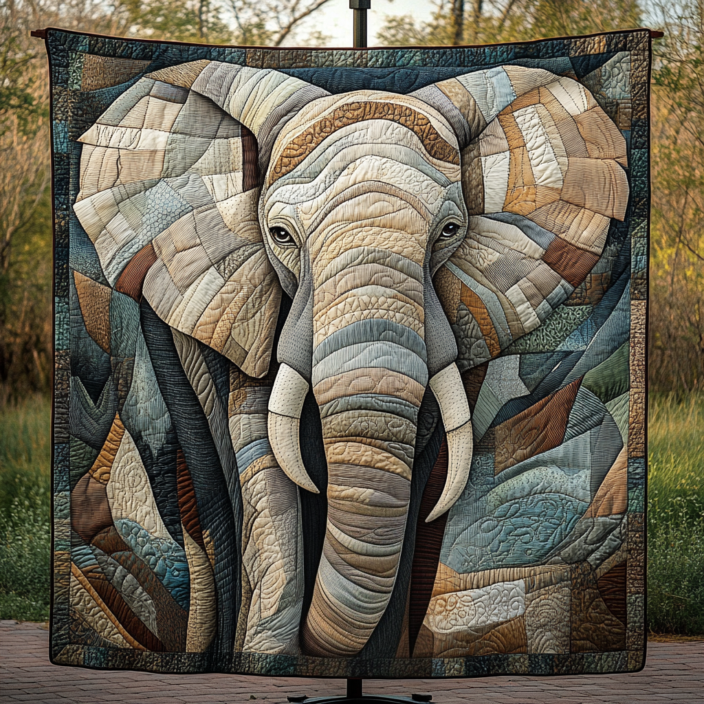 Safari Majesty Quilted Blanket - Throw (55" x 60")