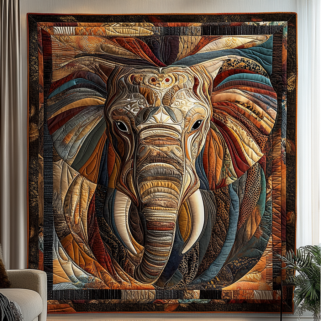 Safari Spirit Quilted Blanket - Throw (55" x 60")
