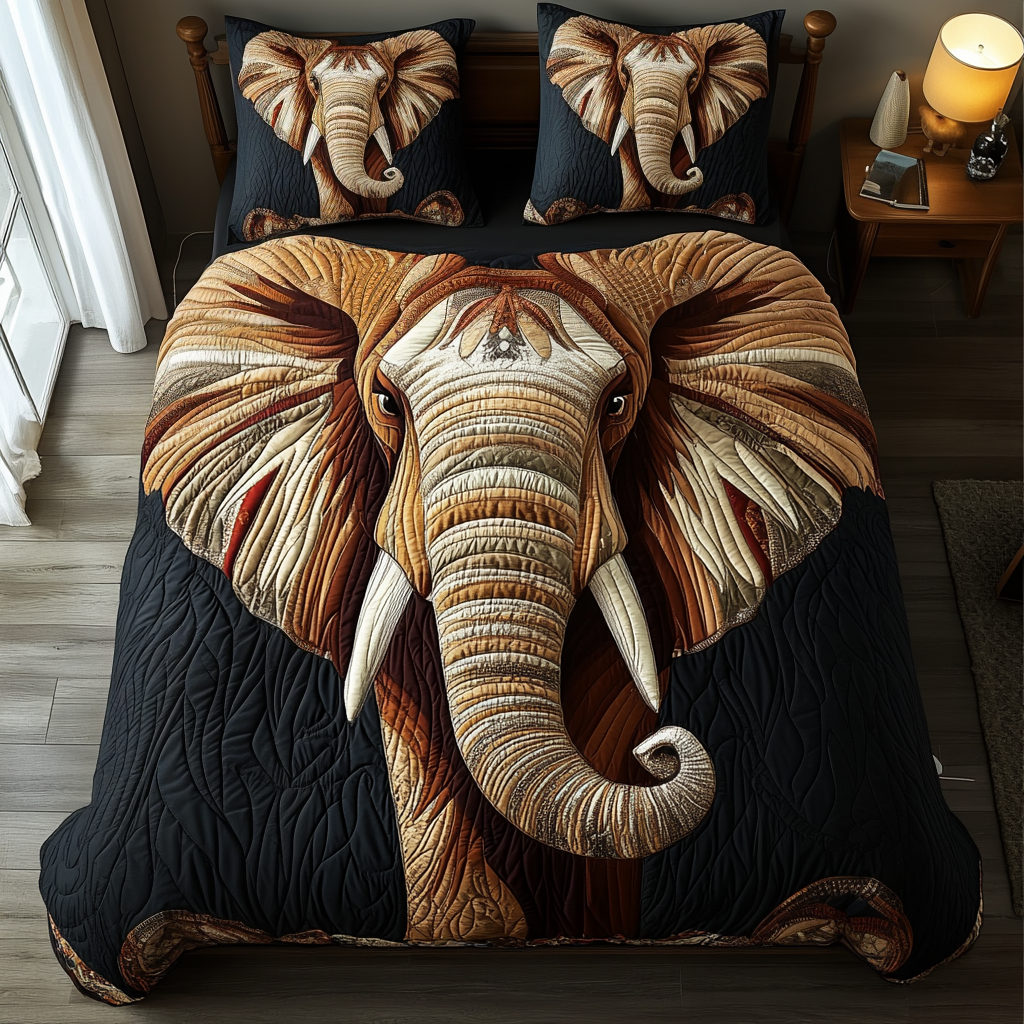 Savanna Guardian Quilted Bedding Set - Single (59" x 70")