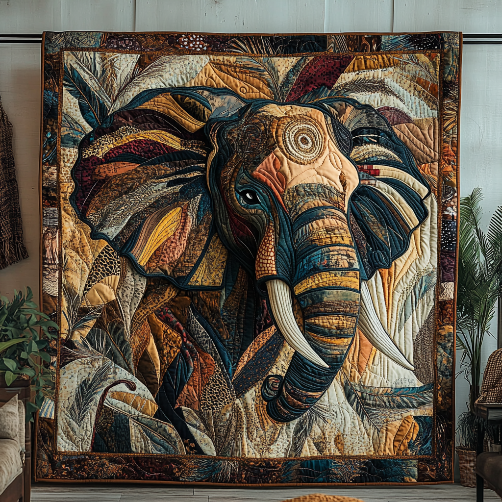 Savanna Guardian Quilted Blanket - Throw (55" x 60")