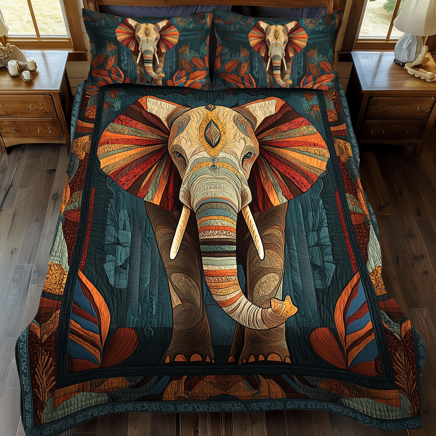 Savannah Giant 3-Piece Quilted Bedding Set - Single (59" x 70")