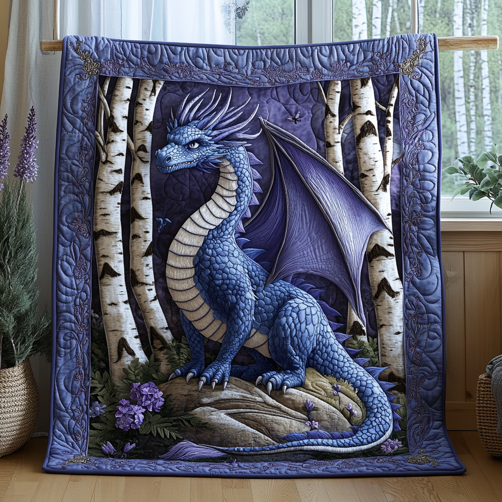Scales of Valor Quilted Blanket - Baby (30" x 40")