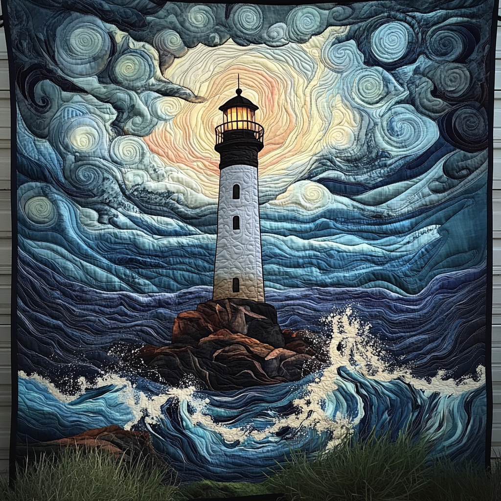 Seafarer Sanctuary Quilted Blanket - Throw (55" x 60")