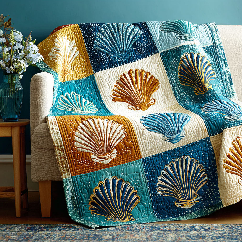 Seaside Charm Quilted Blanket - Baby (30" x 40") - Pack 1