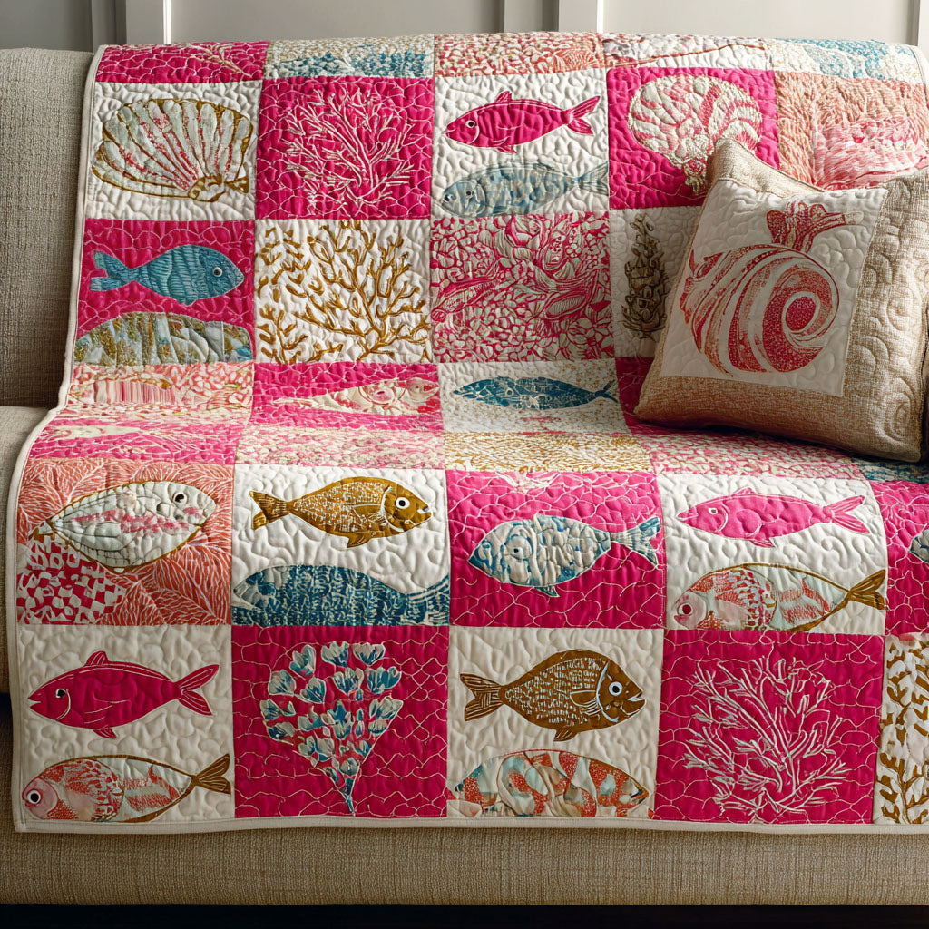 Seaside Living Quilted Blanket - Baby (30" x 40") - Pack 1