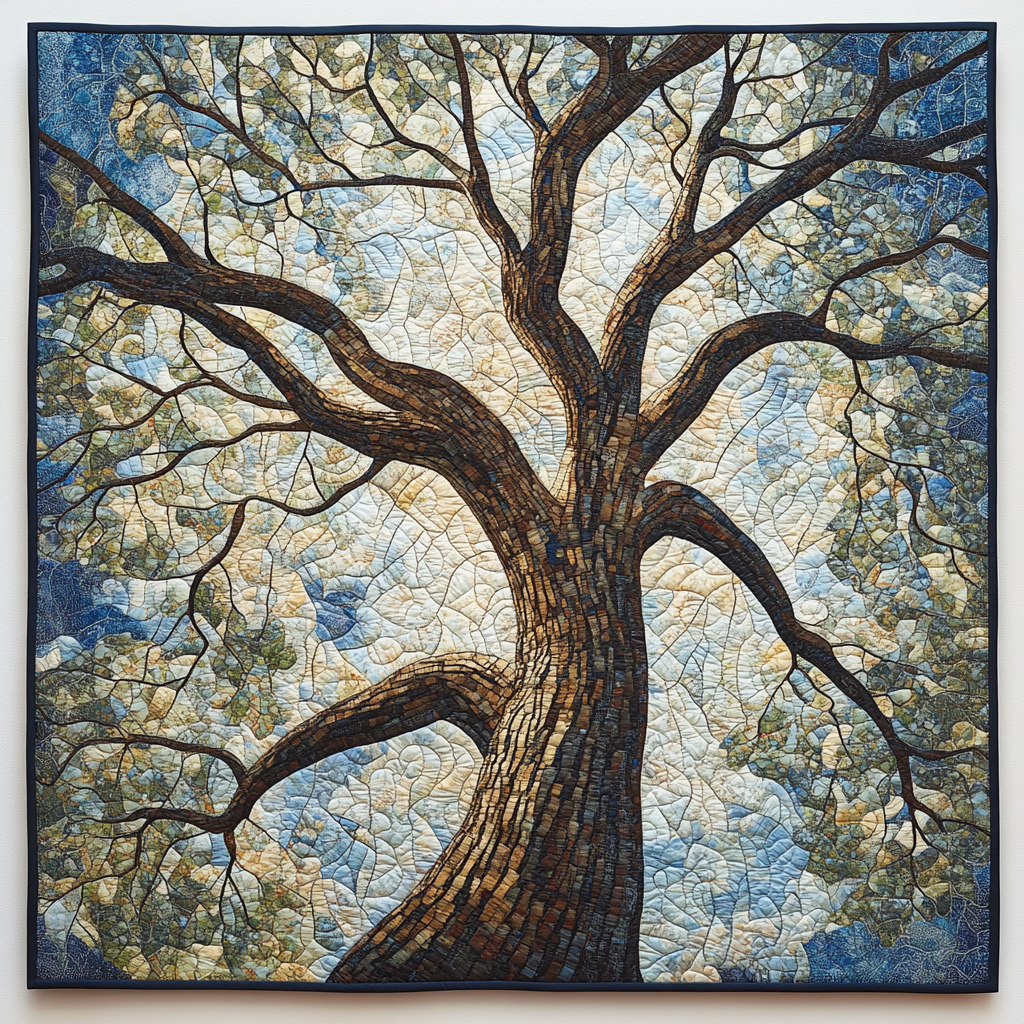 Seasons of Life Quilted Blanket - Throw (55" x 60")