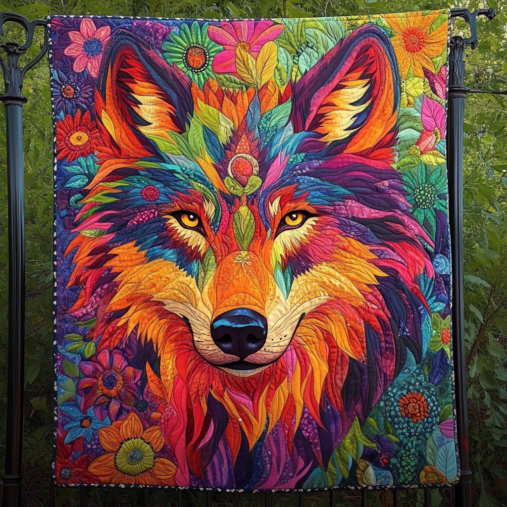 Shadow Hunter Quilted Blanket - Throw (55" x 60")