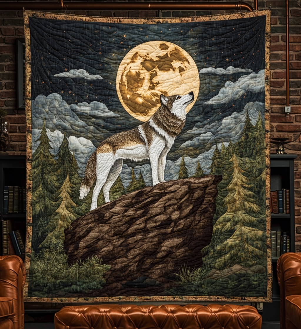 Shadowed Alpha Quilted Blanket - Throw (55" x 60")