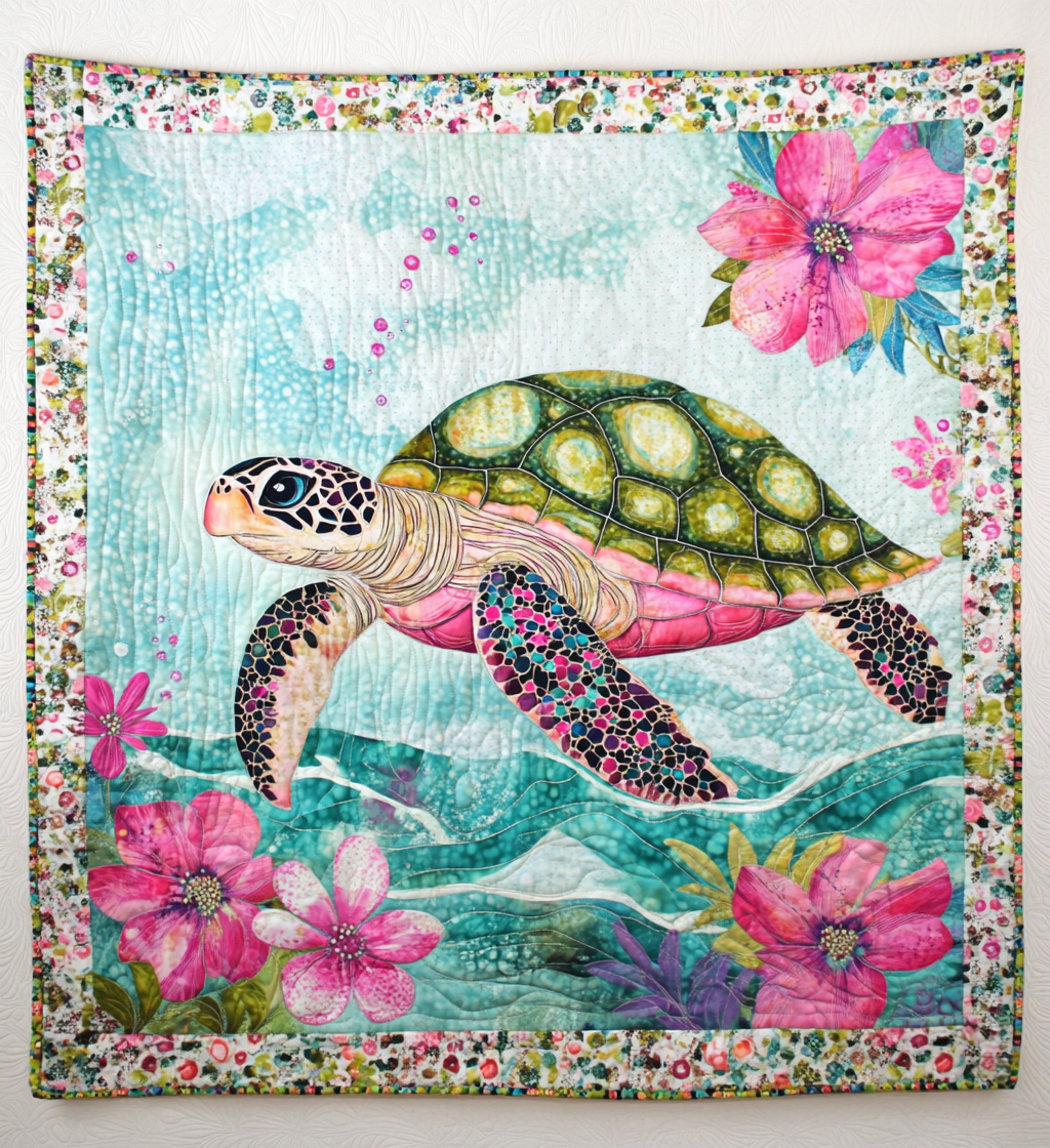 Shell Bliss Quilted Blanket - Baby (30" x 40")