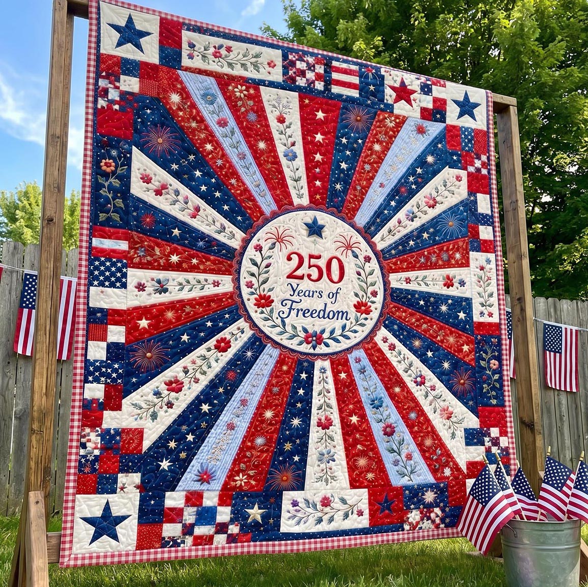 Shining Liberty Quilted Blanket - Baby (30" x 40") - Pack 1