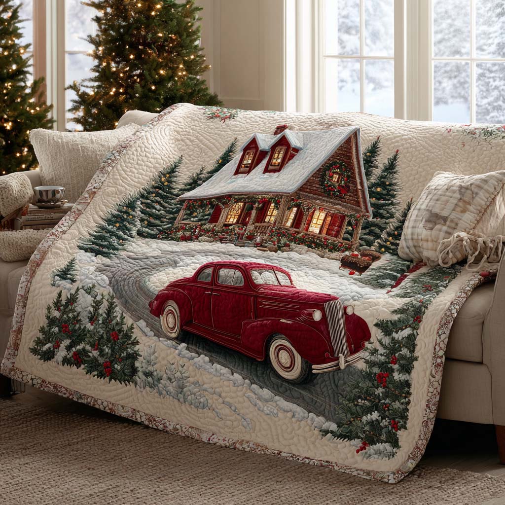 Silent Christmas Quilted Blanket - Baby (30" x 40") - Pack 1