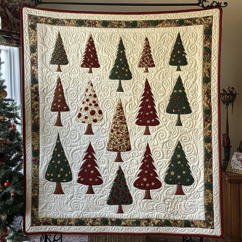 Silent Pine Quilted Blanket - Baby (30" x 40") - Pack 1