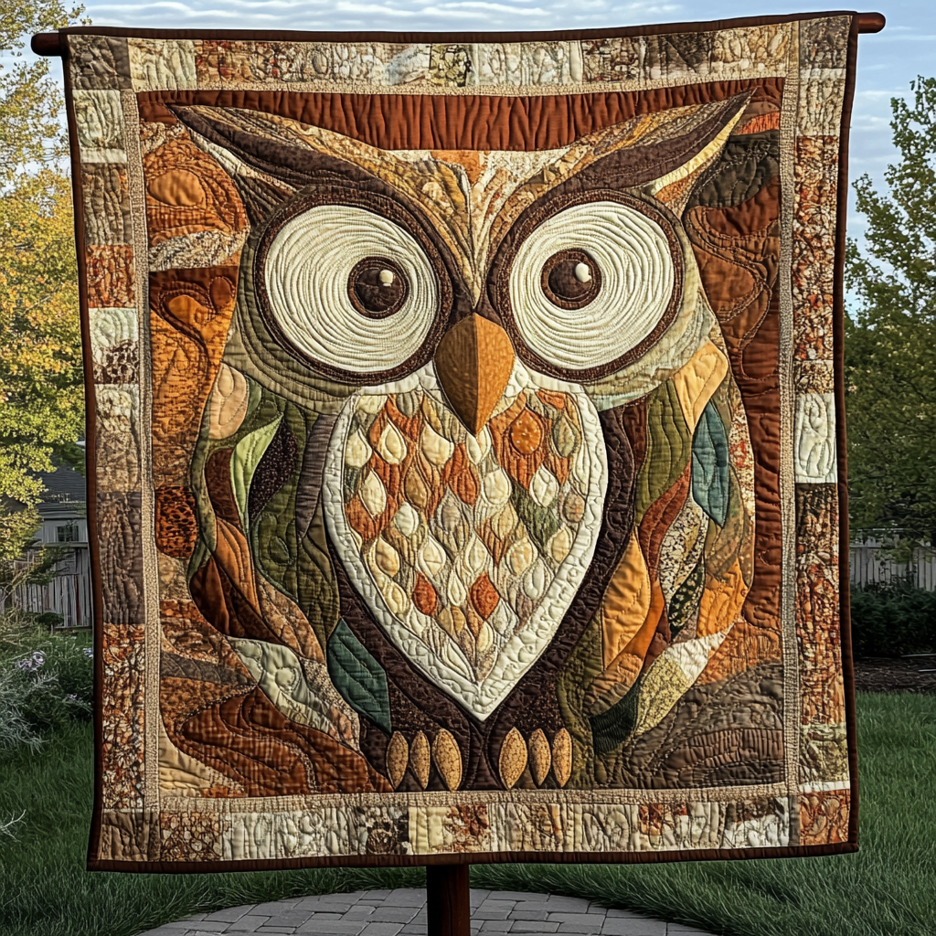 Silent Wings Quilted Blanket - Throw (55" x 60")