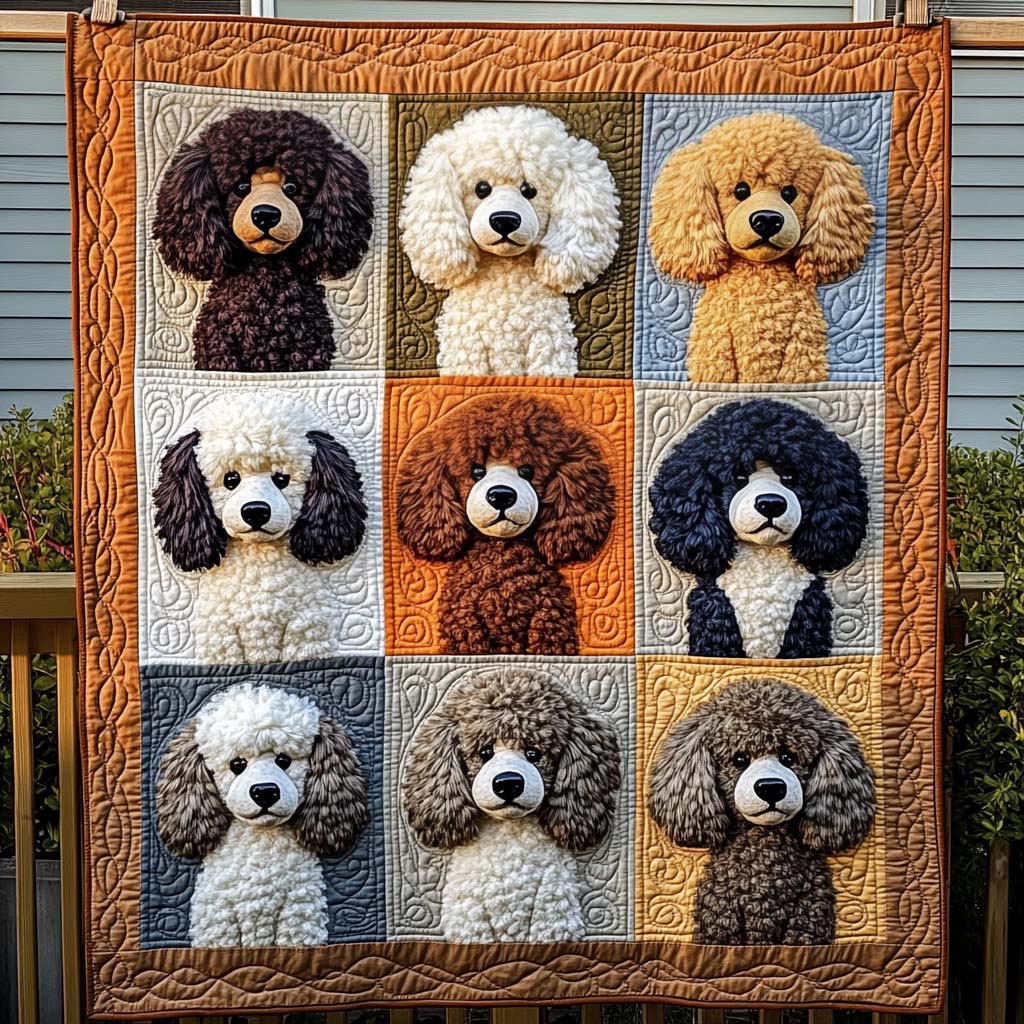 Silky Paws Quilted Blanket - Throw (55" x 60")
