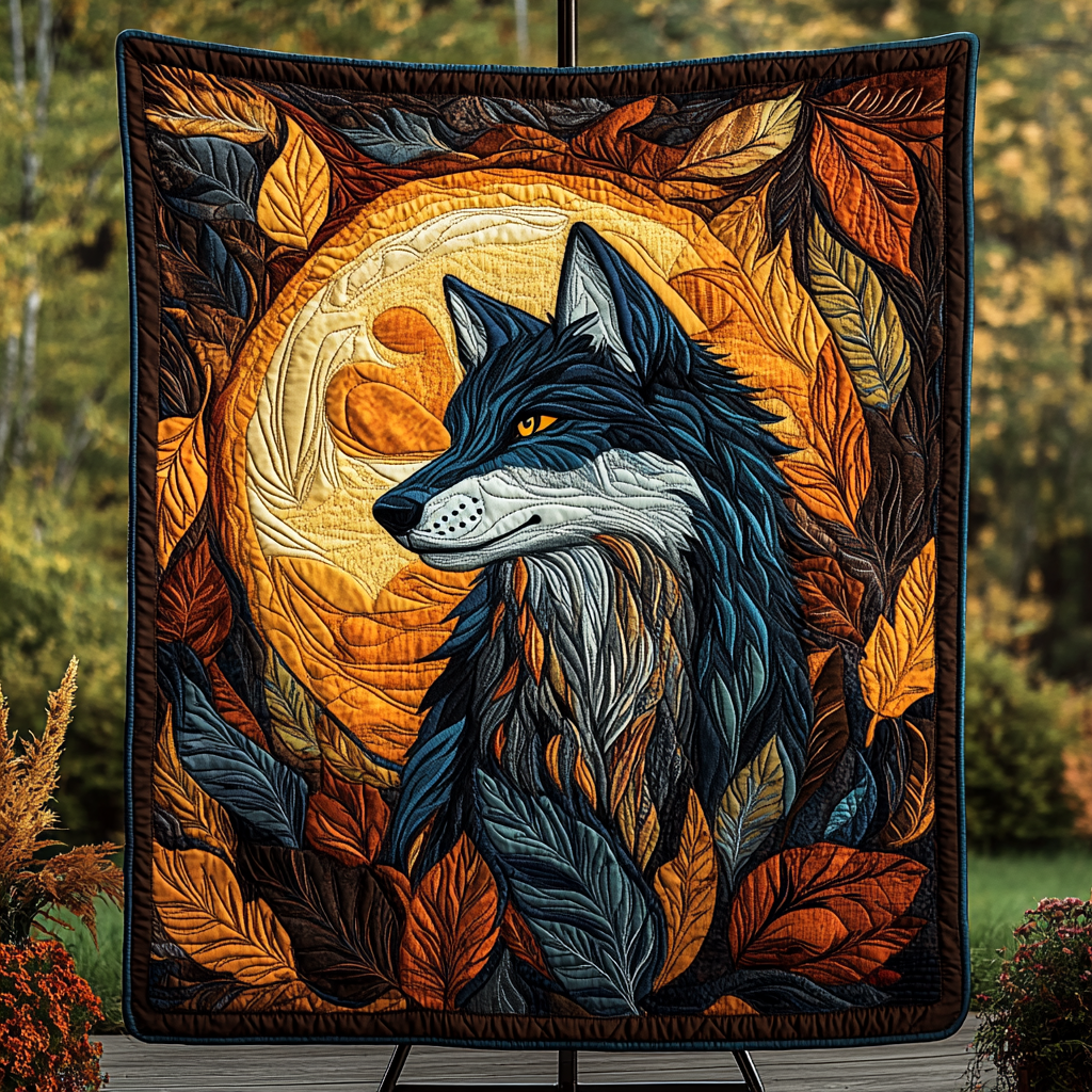 Silver Moon Quilted Blanket - Throw (55" x 60")