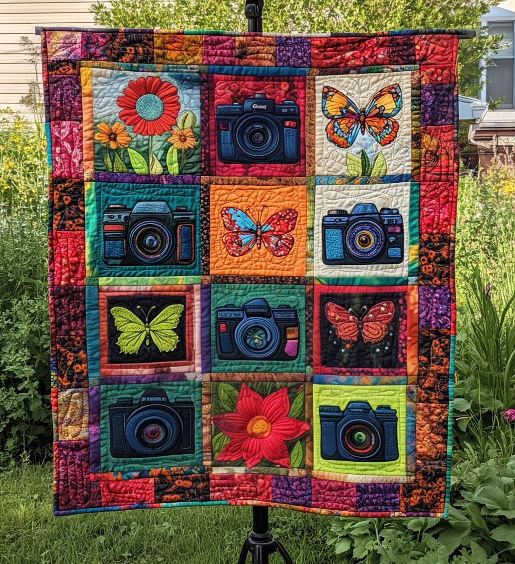 Snapshot Serenity Quilted Blanket - Throw (55" x 60")