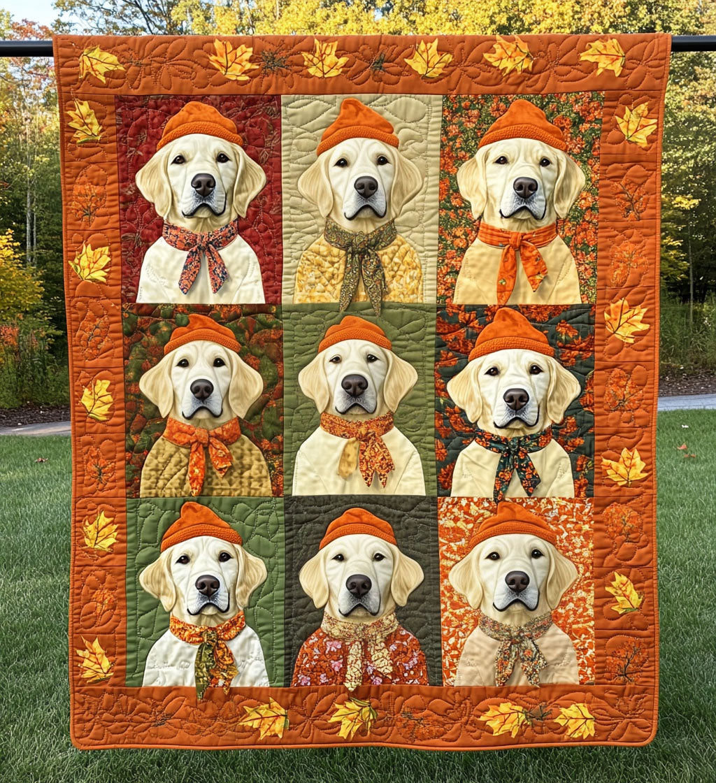 Soft Golden Hug Quilted Blanket - Throw (55" x 60")