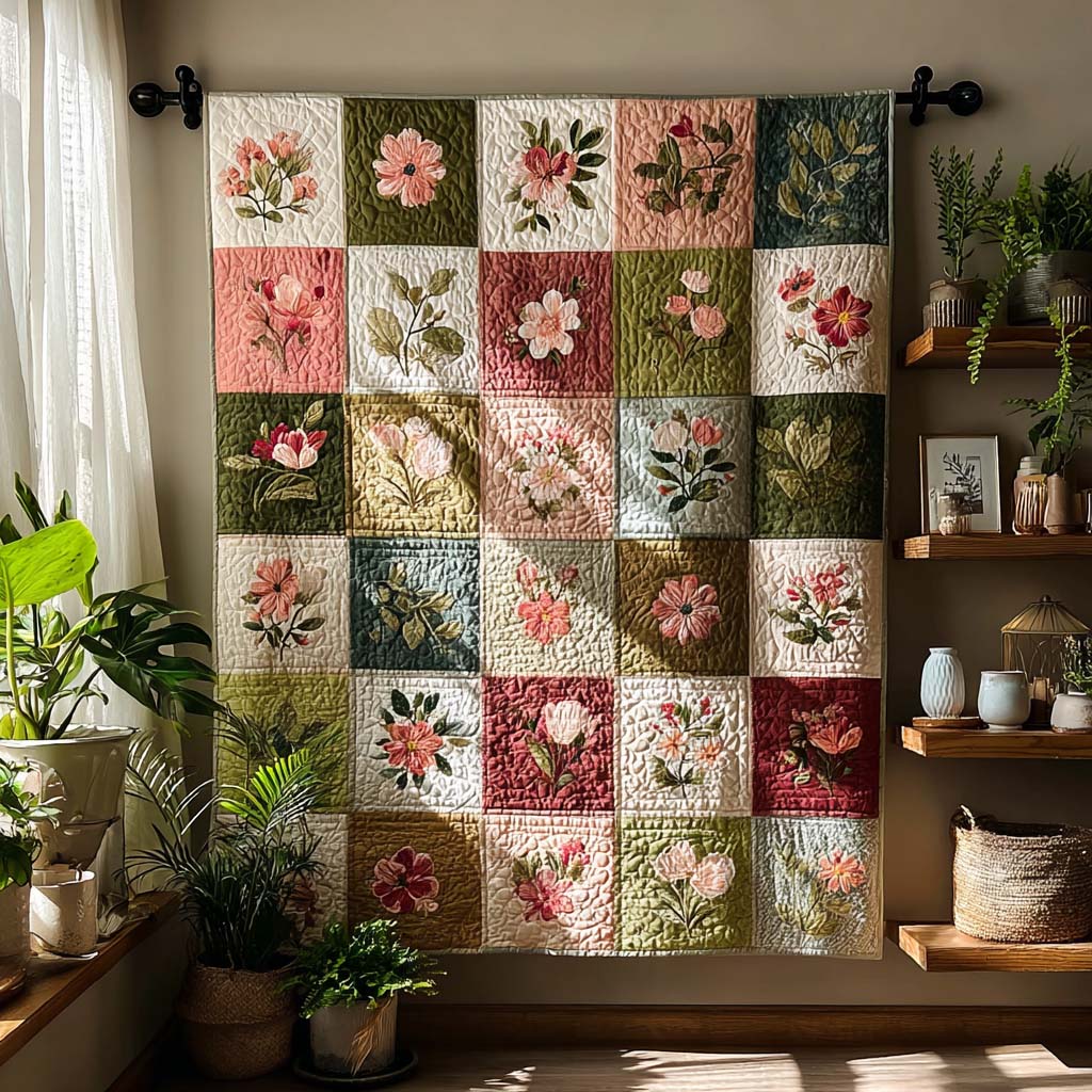 Soft Petal Haven Quilted Blanket - Baby (30" x 40") - Pack 1