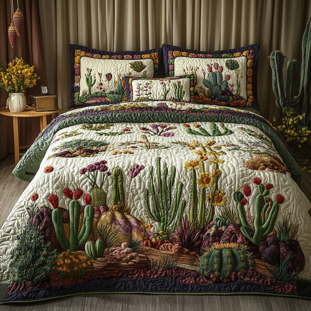 Southwest Charm 3-Piece Quilted Bedding Set - Single (59" x 70")