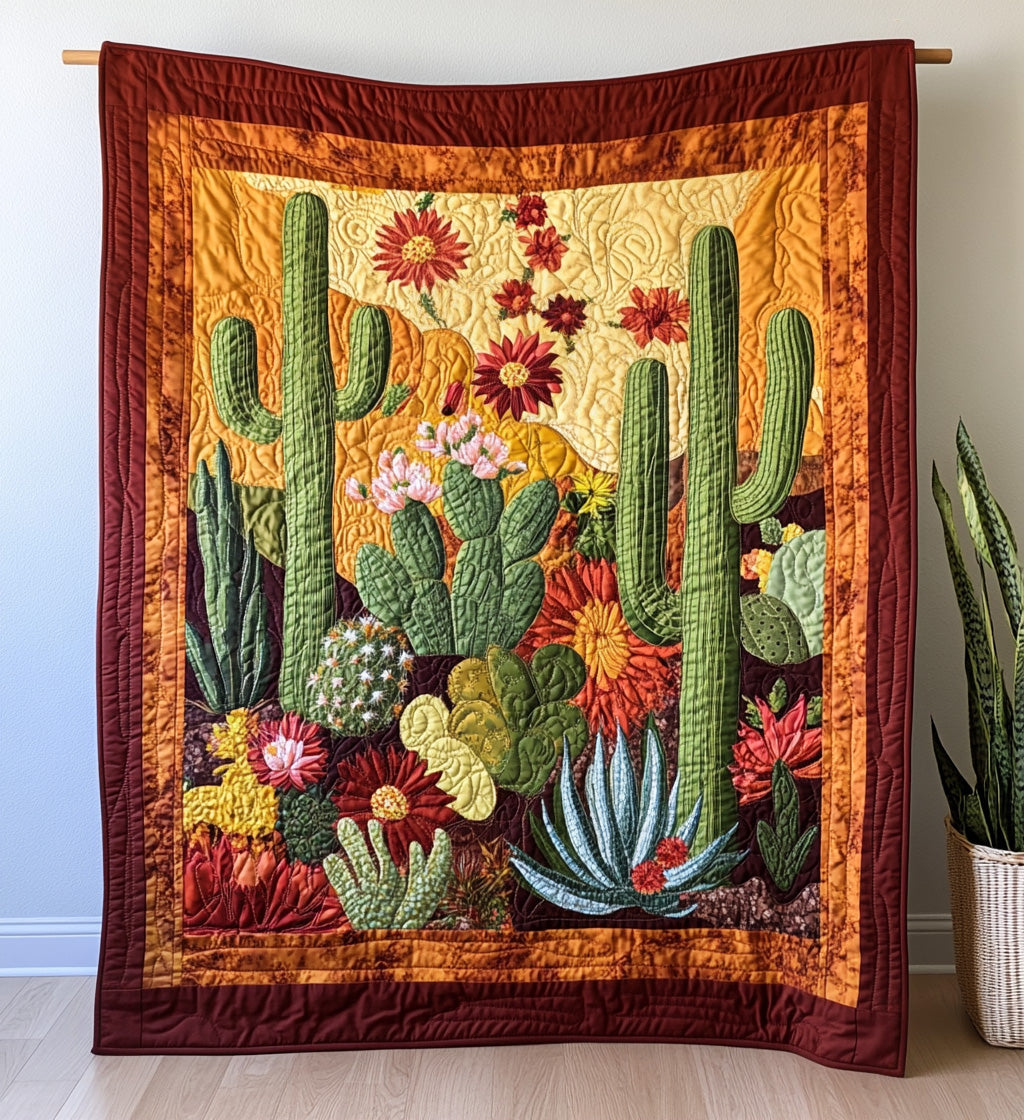 Southwestern Serenity Quilted Blanket - Throw (55" x 60")