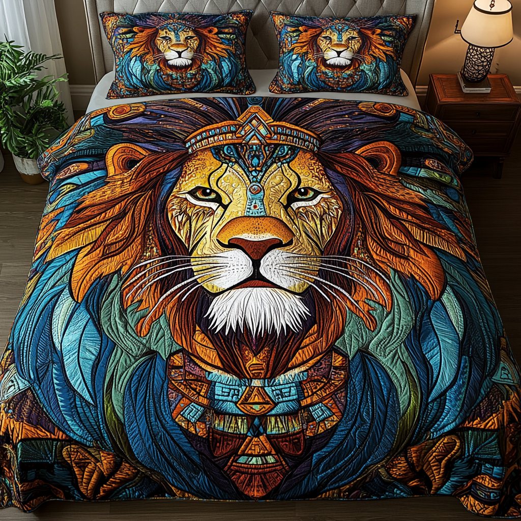 Sovereign Sun 3-Piece Quilted Bedding Set - Single (59" x 70")