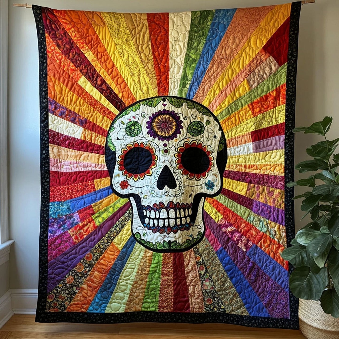 Spirit Spectrum Quilted Blanket - Throw (55" x 60")