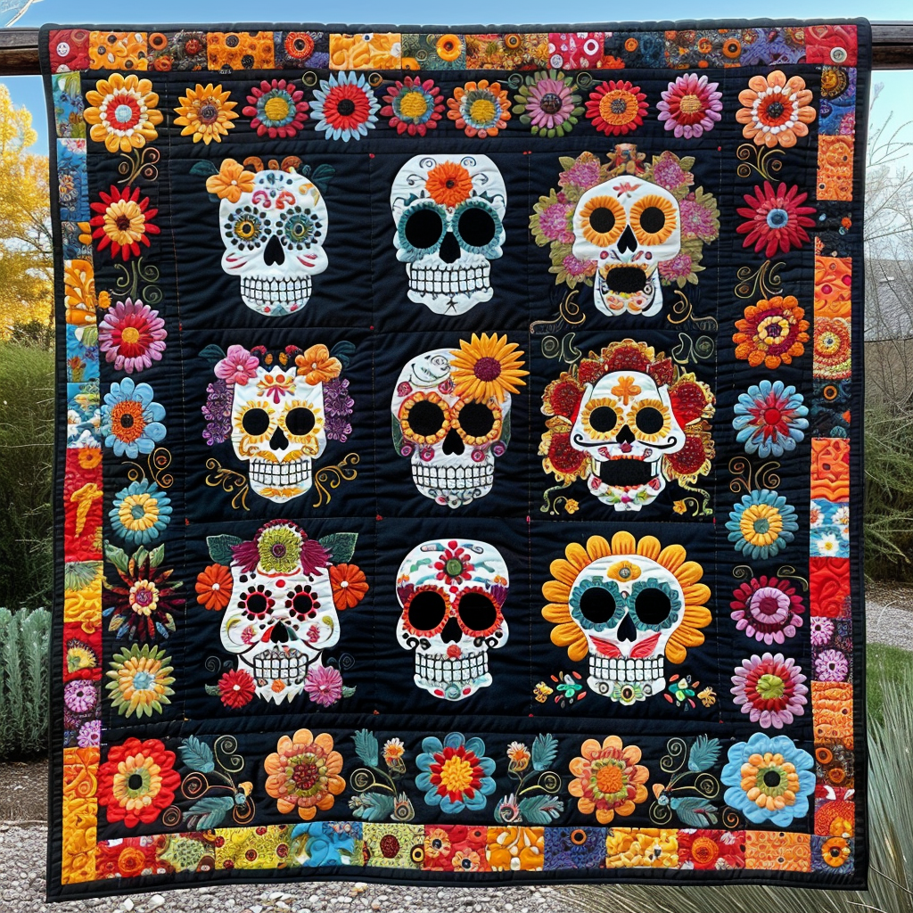 Spirit of Celebration Quilted Blanket - Throw (55" x 60")