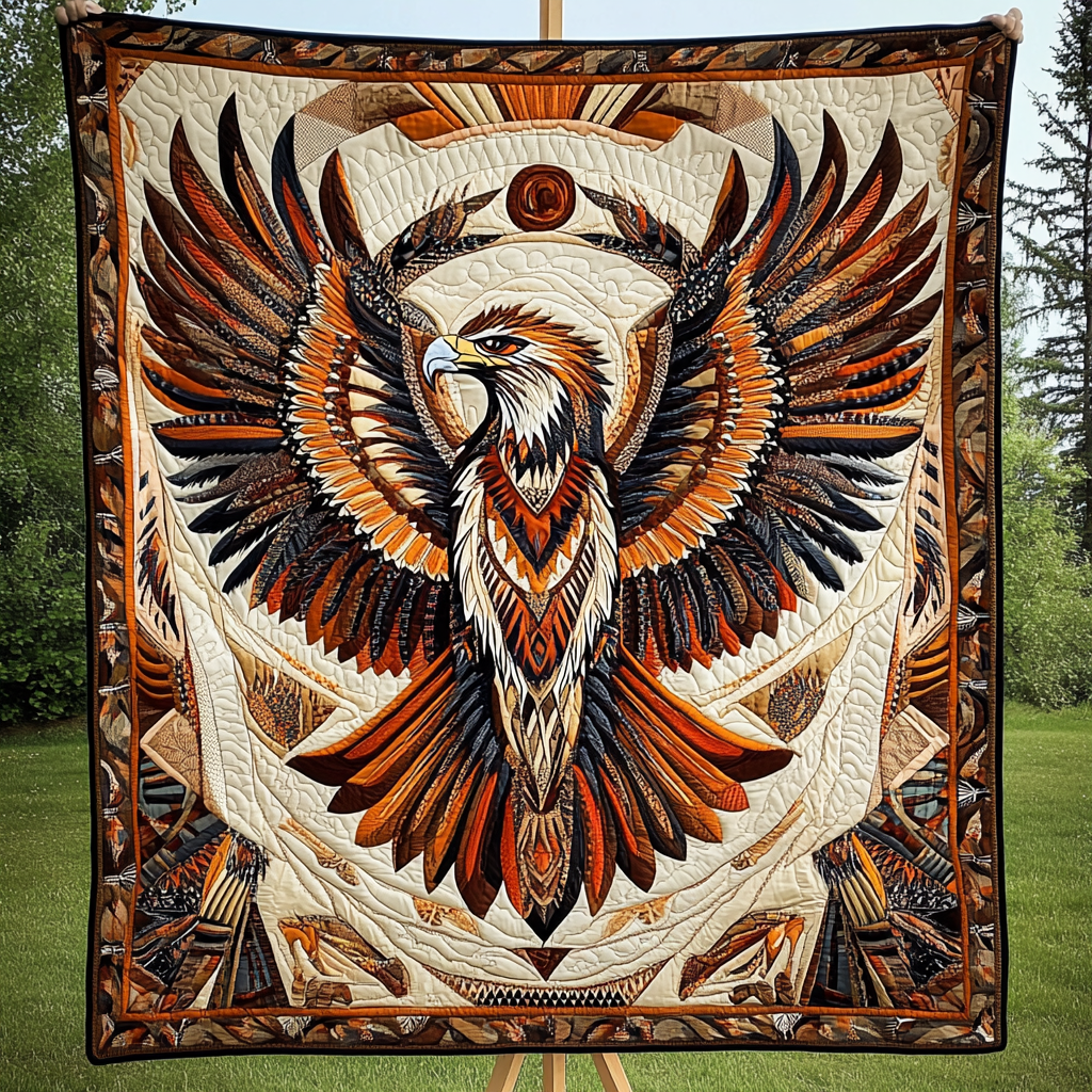 Spirit of the Highlands Quilted Blanket - Throw (55" x 60")