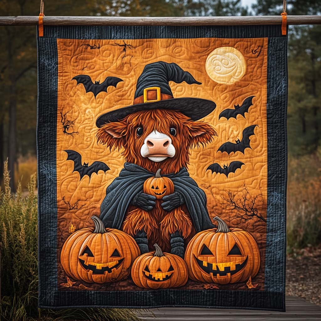 Spooky Specter Quilted Blanket - Throw (55" x 60")