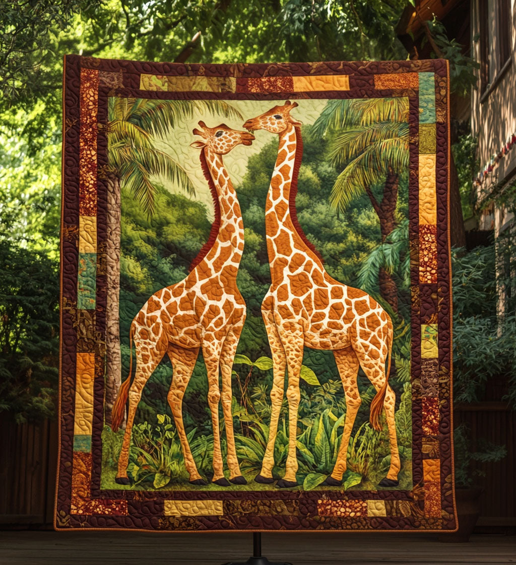 Spotted Grace Quilted Blanket - Throw (55" x 60")
