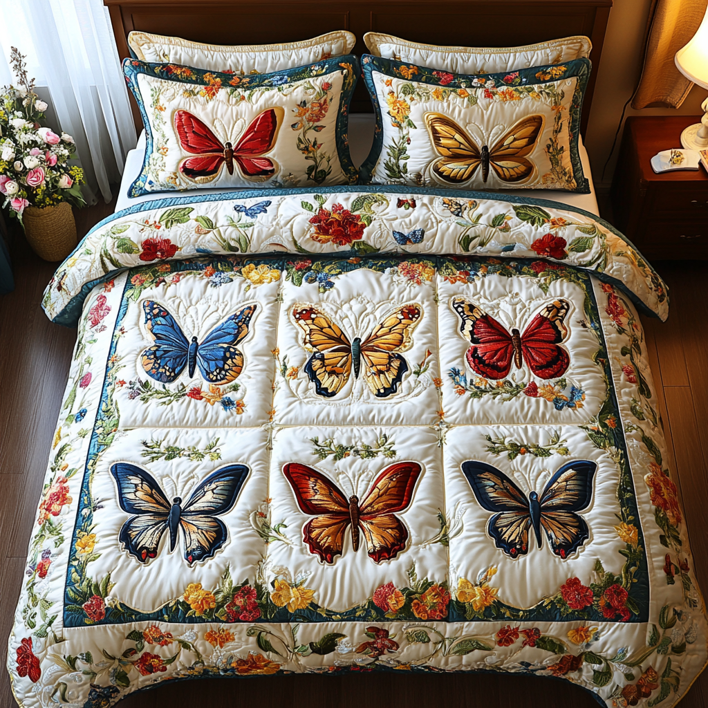 Spring Flutter Quilted Bedding Set - Single (59" x 70")