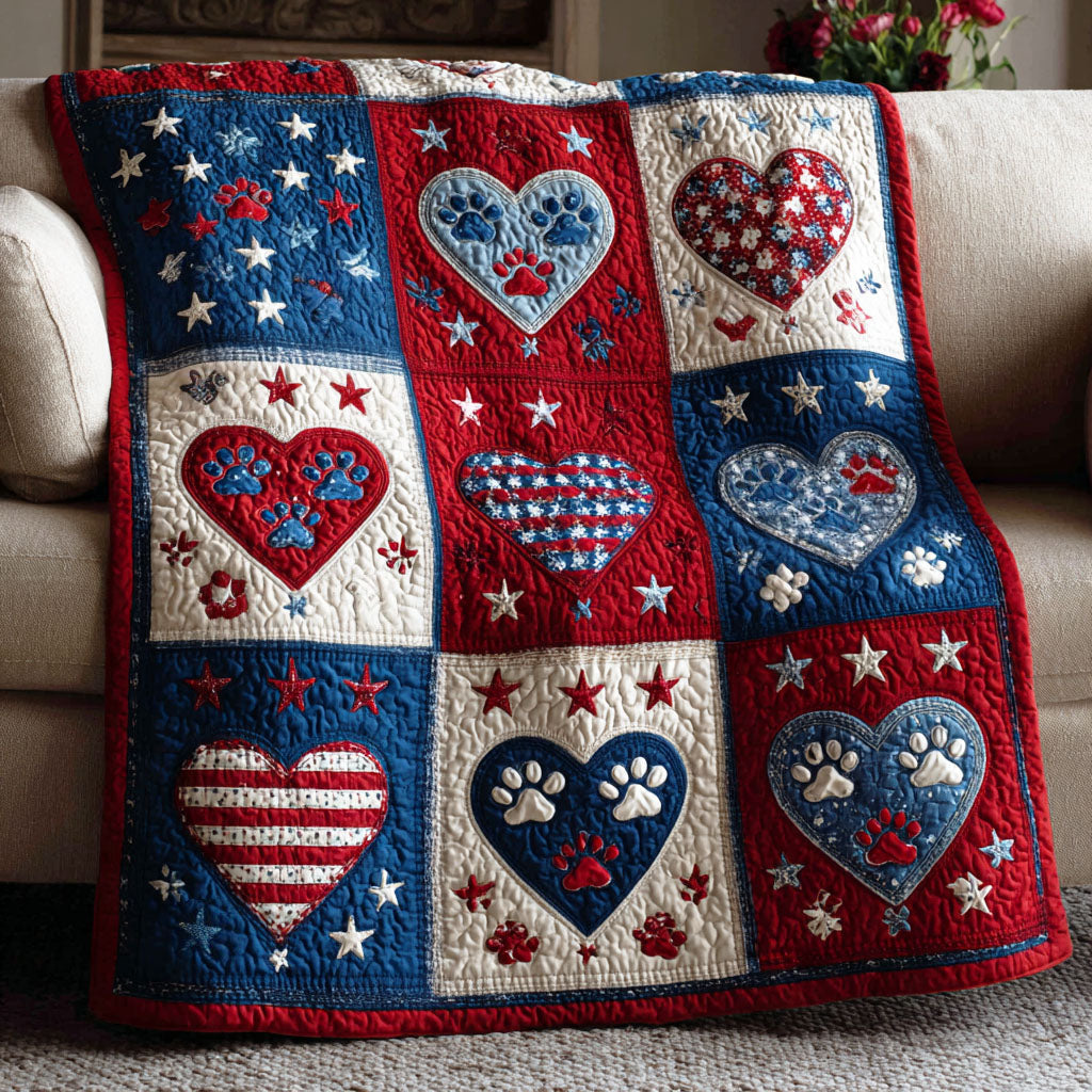 Star Paws Quilted Blanket - Baby (30" x 40") - Pack 1